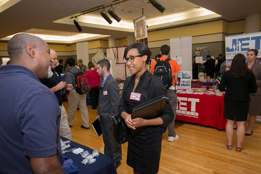 Photo of the career fair